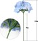 Spring Tabletop Decor – 10PCS Blue Silk Hydrangea Artificial Flower Heads with Stems for Home, Wedding & Party